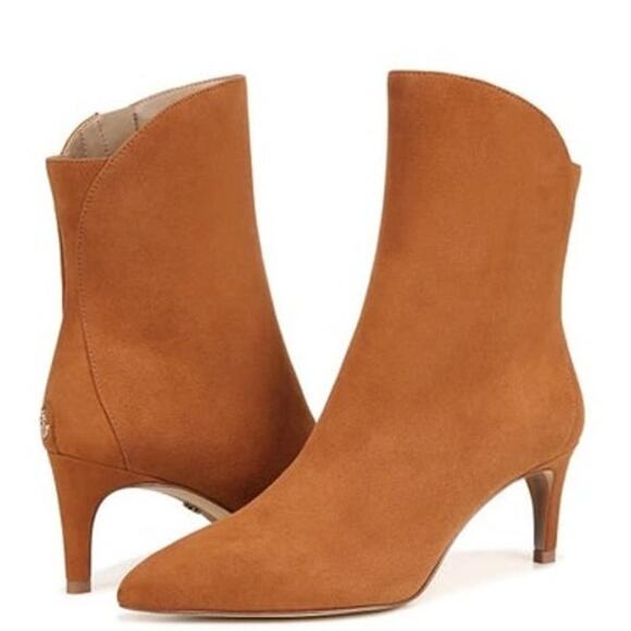 Sam Edelman Tan Heeled Boots - Picture 2 of 10